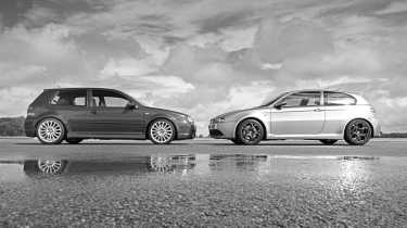 Volkswagen Golf R32 vs Alfa Romeo 147 GTA - head-to-head